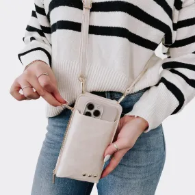 Double Duty Phone Bag - Cream