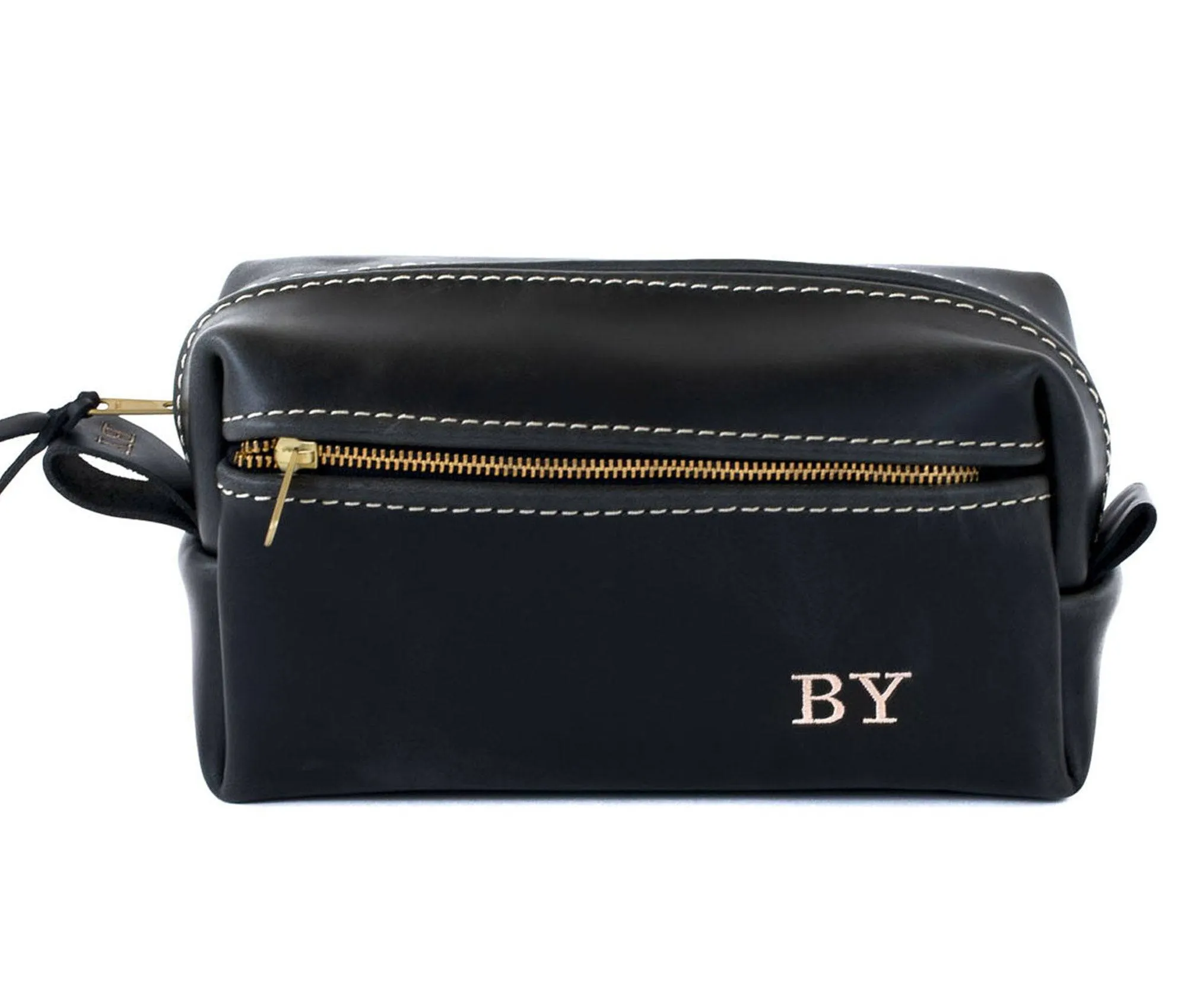 Double Zipper Toiletry Bag by Lifetime Leather Co