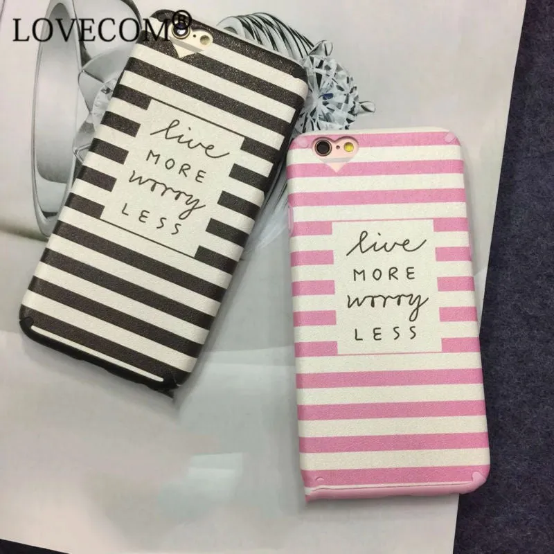 Dual Layer Black & Pink Stripe Heart Camera Window Soft Silk TPU Phone Back Cover Case For iPhone 7 For iPhone 6 6S 7 Plus