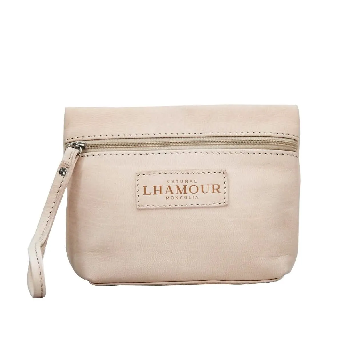 Elegant Goat Leather Cosmetic Bag