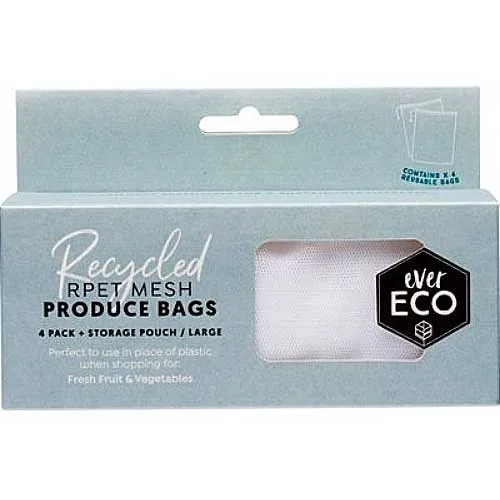 Ever Eco Reusable Produce Bags 4 Pack   Storage Pouch