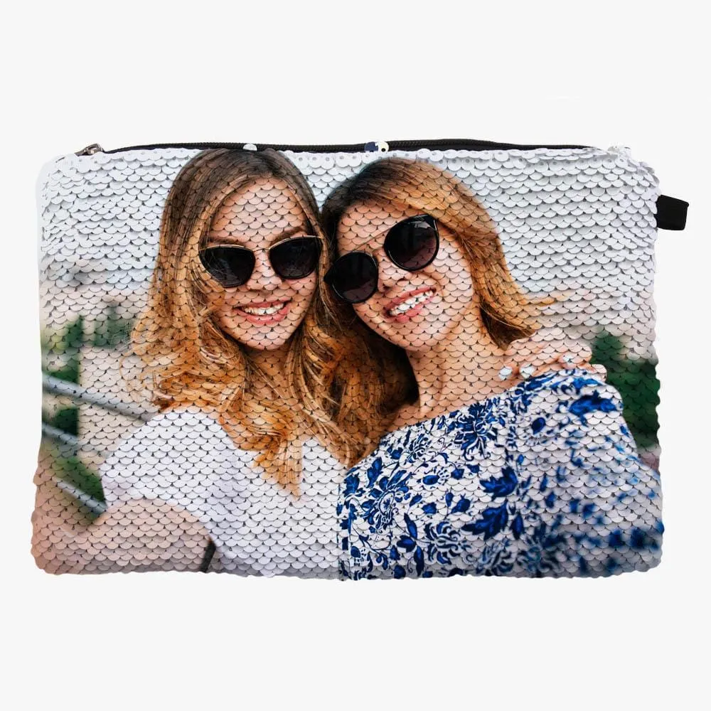 Exclusive Sale | Photo Sequin Makeup Bag