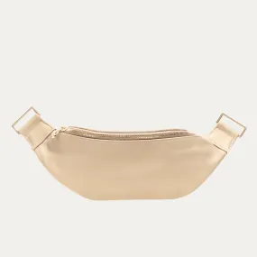 Fanny Pack   Crossbody Bag | Bone   Gold Hardware