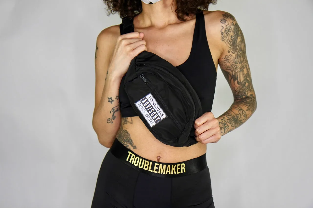 FANNY PACK - TROUBLEMAKER - BLACK