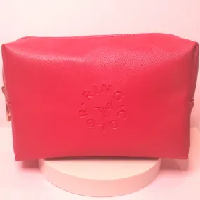 Faux Leather Makeup Bag