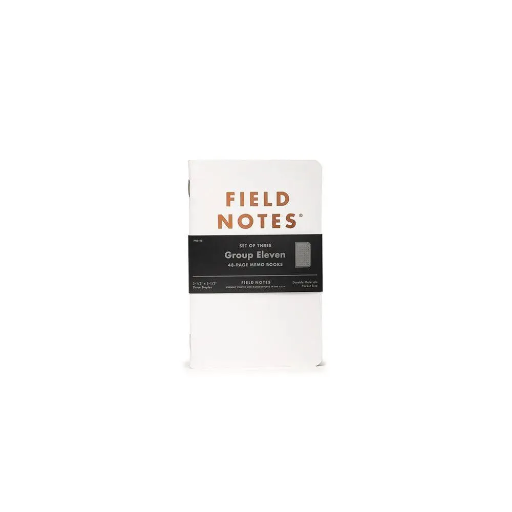 Field Notes Group Eleven Memo Book (3-pack)