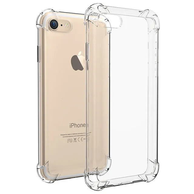 FLOVEME For iPhone 7 Plus Case Luxury Shockproof Armor Cases For iPhone 7 7 Plus iPhone 8 Gasbag Clear Phone Accessories Cover