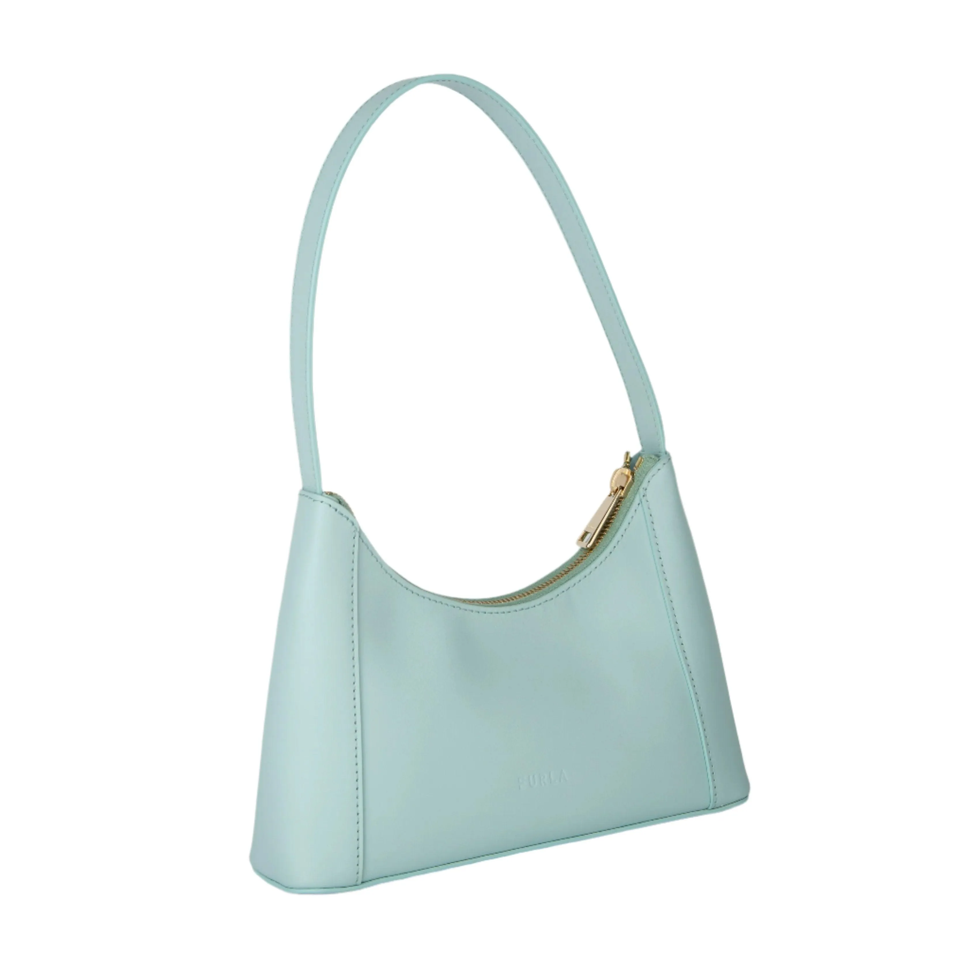 Furla Diamante Mini Shoulder Bag - Mint Blue