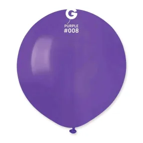 Gemar - 19" Baby Purple Latex Balloons #008 (25pcs)