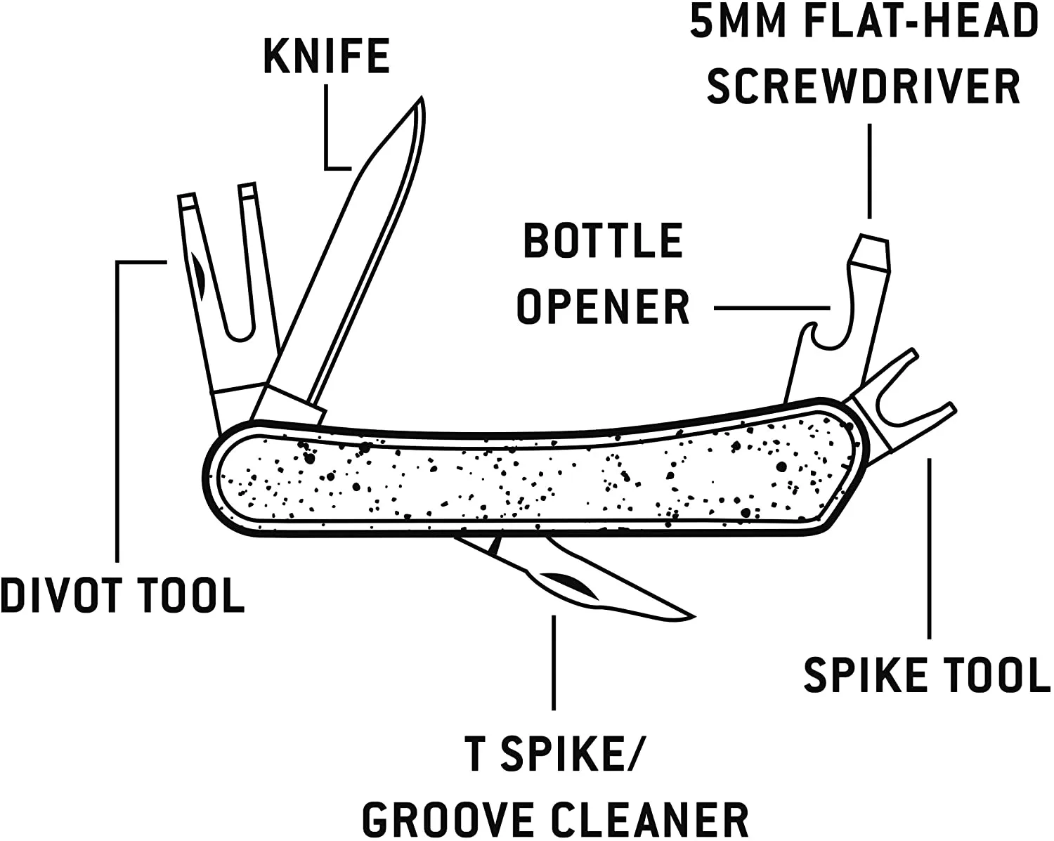 Gentlemen's Hardware GEN517 Golf Multi Tool