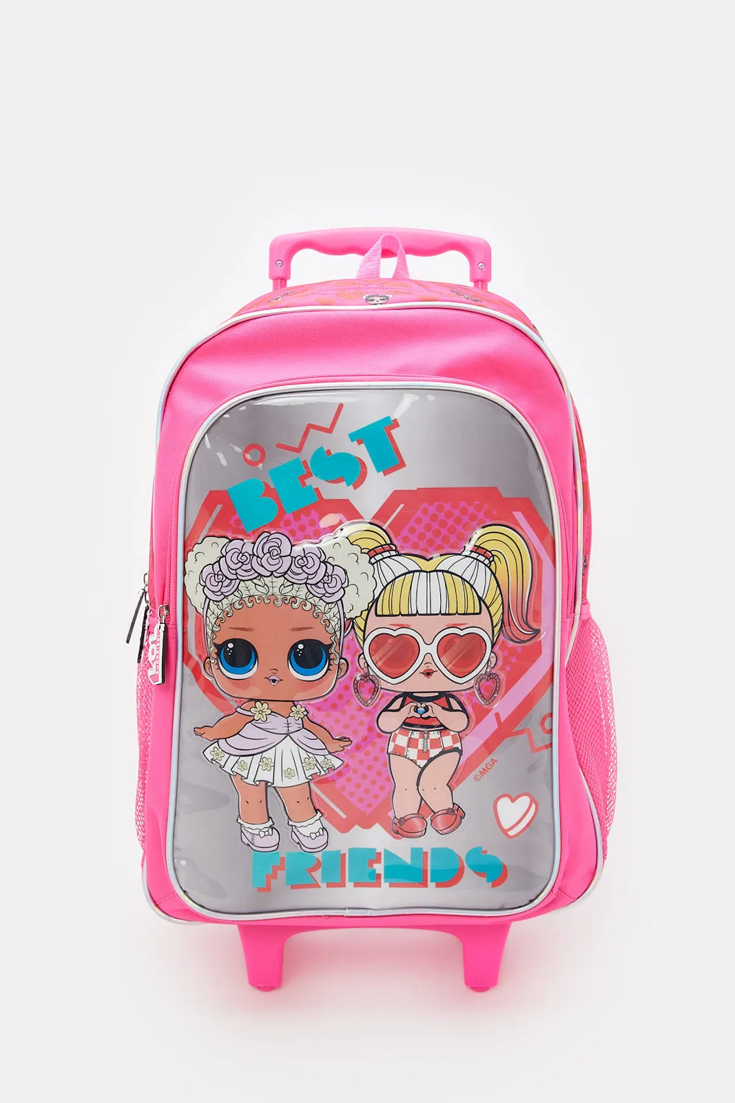 Girls Pink Lol (Best Friend) Print Trolley Set (5 Piece)