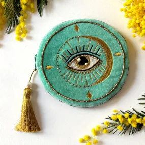 Glimmer Eye Round Makeup Bag