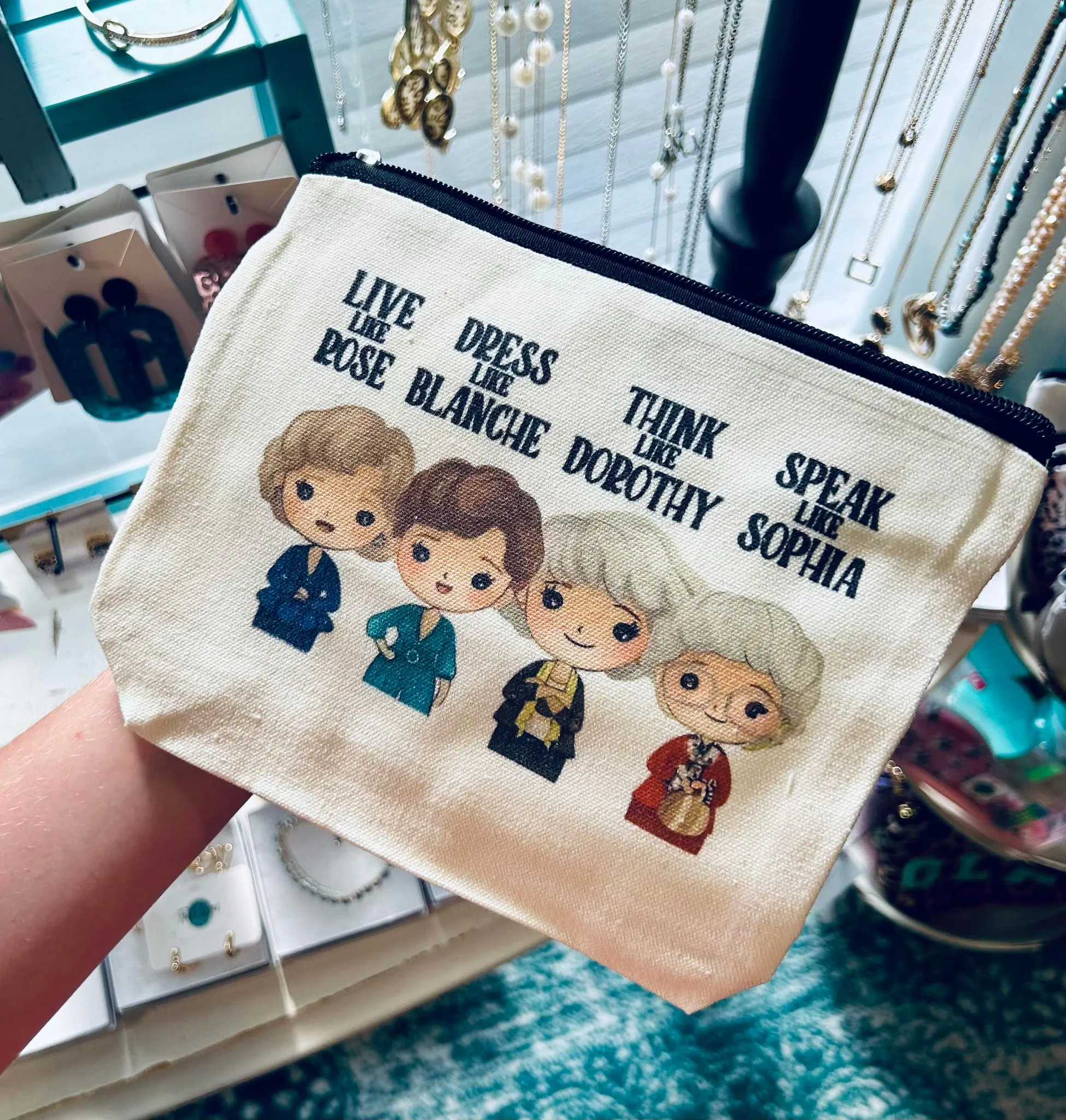 Golden Girls Makeup Bag