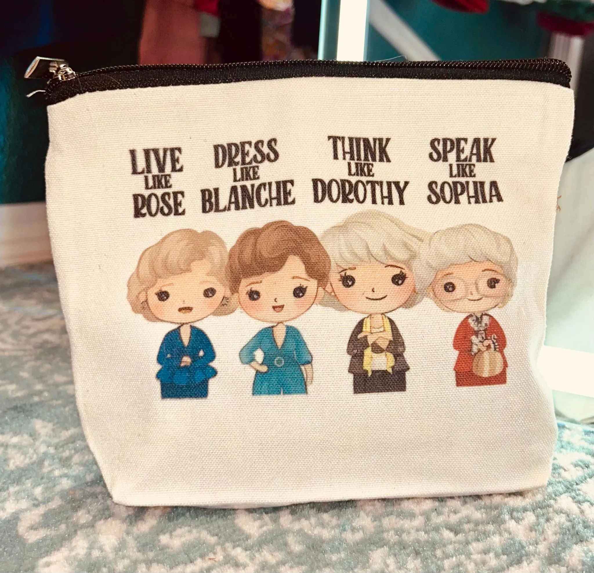 Golden Girls Makeup Bag