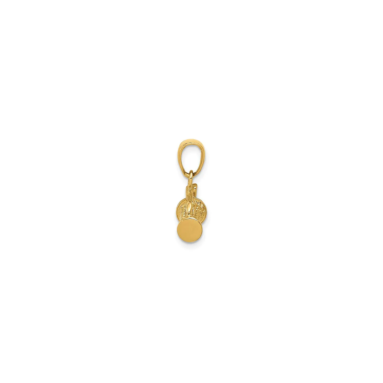 Golf Bag with Club Pendant (14K)