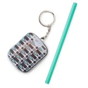 GoSili Reusable Silicone Straw with Keychain Travel Case