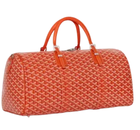 Goyard 'Boston 50' Orange Duffle Bag