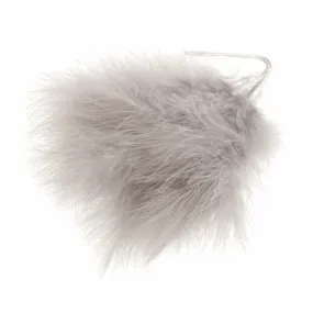 Grey Fluff Feathers (Pack of 6)