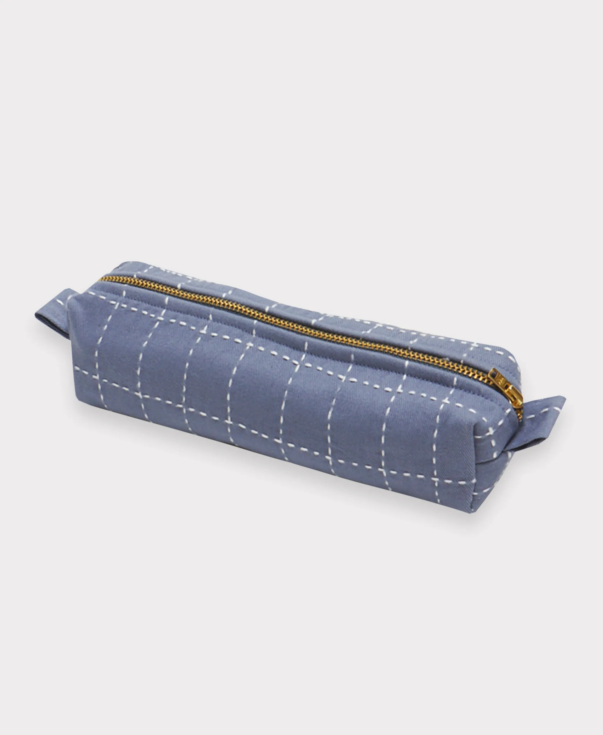 Grid-Stitch Small Toiletry Bag