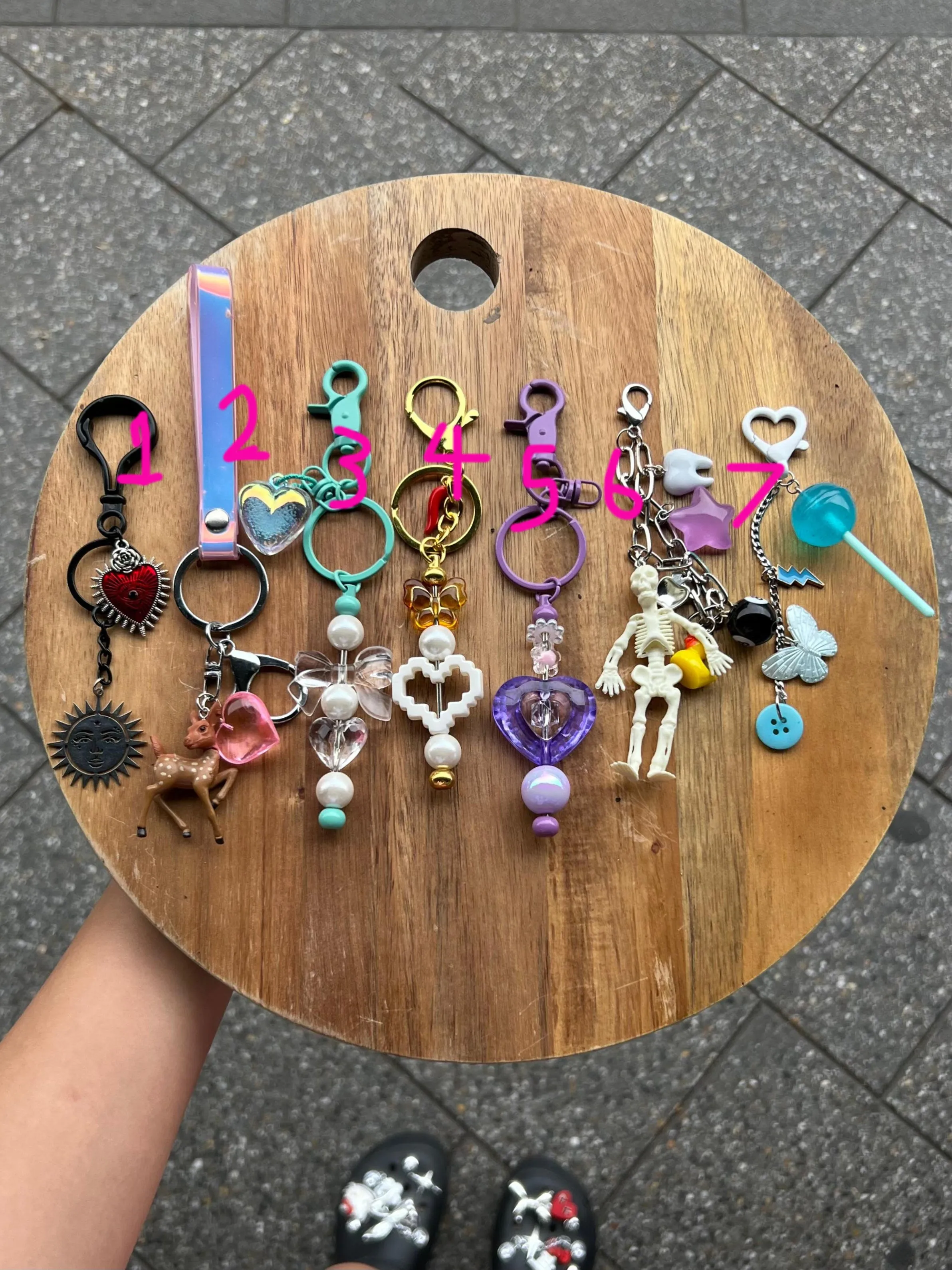 Handmade Custom Keychain / Bag Charm