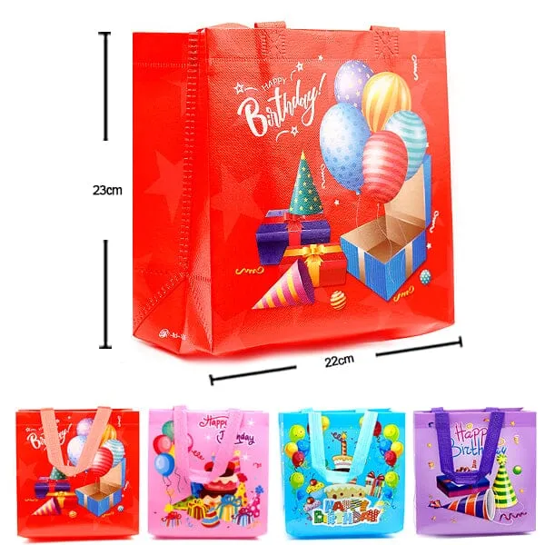 Happy Birthday Reusable Gift Bag 222BT (12 units)