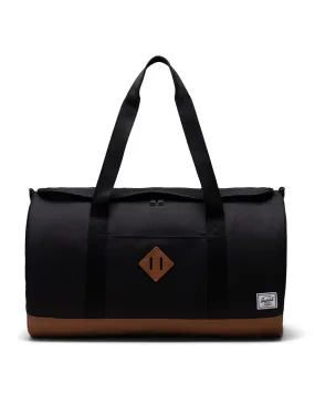 Herschel Supply Co Heritage™ Duffle Bag - Black / Saddle Brown