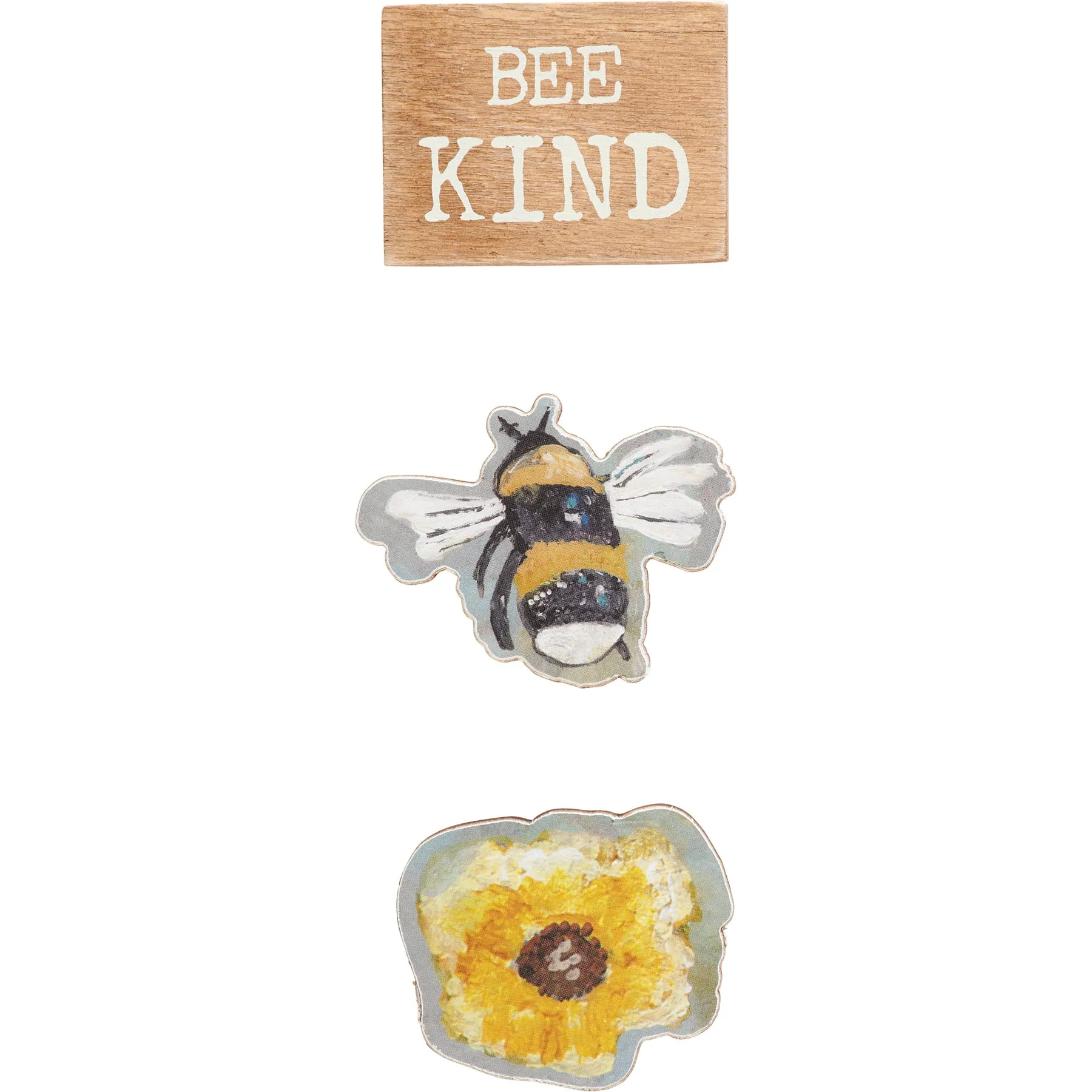 Honey Bee Kind Happy Magnet Set