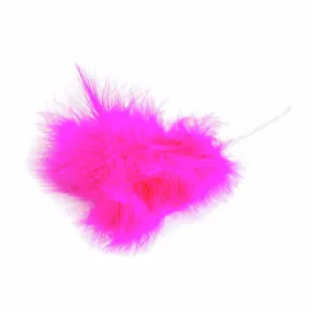 Hot Pink Fluff Feathers (Pack of 6)