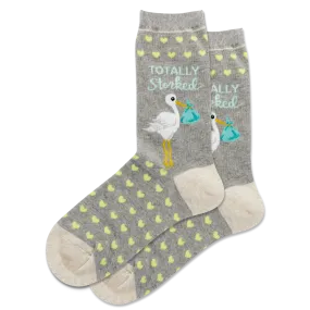 HOTSOX Women's Totally Storked Crew Socks