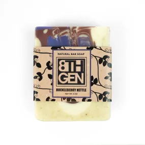 Huckleberry Nettle Handcrafted Soap - Single