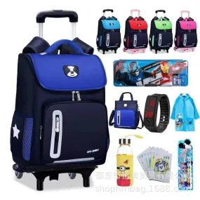 INSTOCK - wholesale trolley primary school student backpack