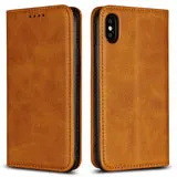 iPhone7 Plus/8 Plus Black Leather Shockproof phone case for card slot wallet