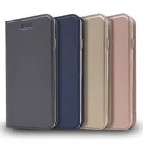 iPhone7 Plus/8 Plus Black Leather Shockproof phone case for card slot wallet