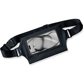 IPX8 Waterproof Mobile Phone Waist Bag Fishing Mountaineering Cycling Sports Chest Bag(Black)