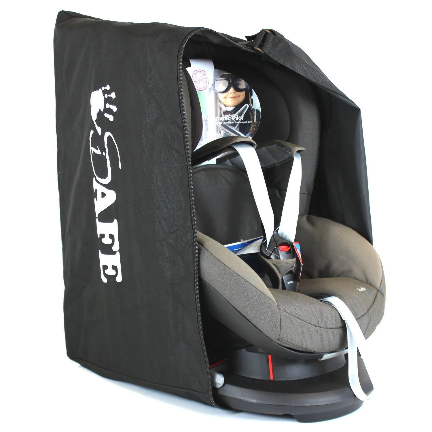 iSafe Carseat Travel / Storage Bag For Nuna Rebl i-Size Car Seat (Coffee)