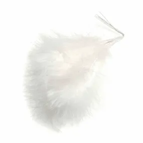 Ivory Fluff Feathers (Pack of 6)