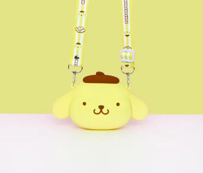 Japan Sanrio Silicone Big Head Shoulder Bag | Pompompurin -  Kawaii Bag Birthday Girlfriend Children Gift