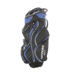 John Letters Cart Bag - Black/Blue