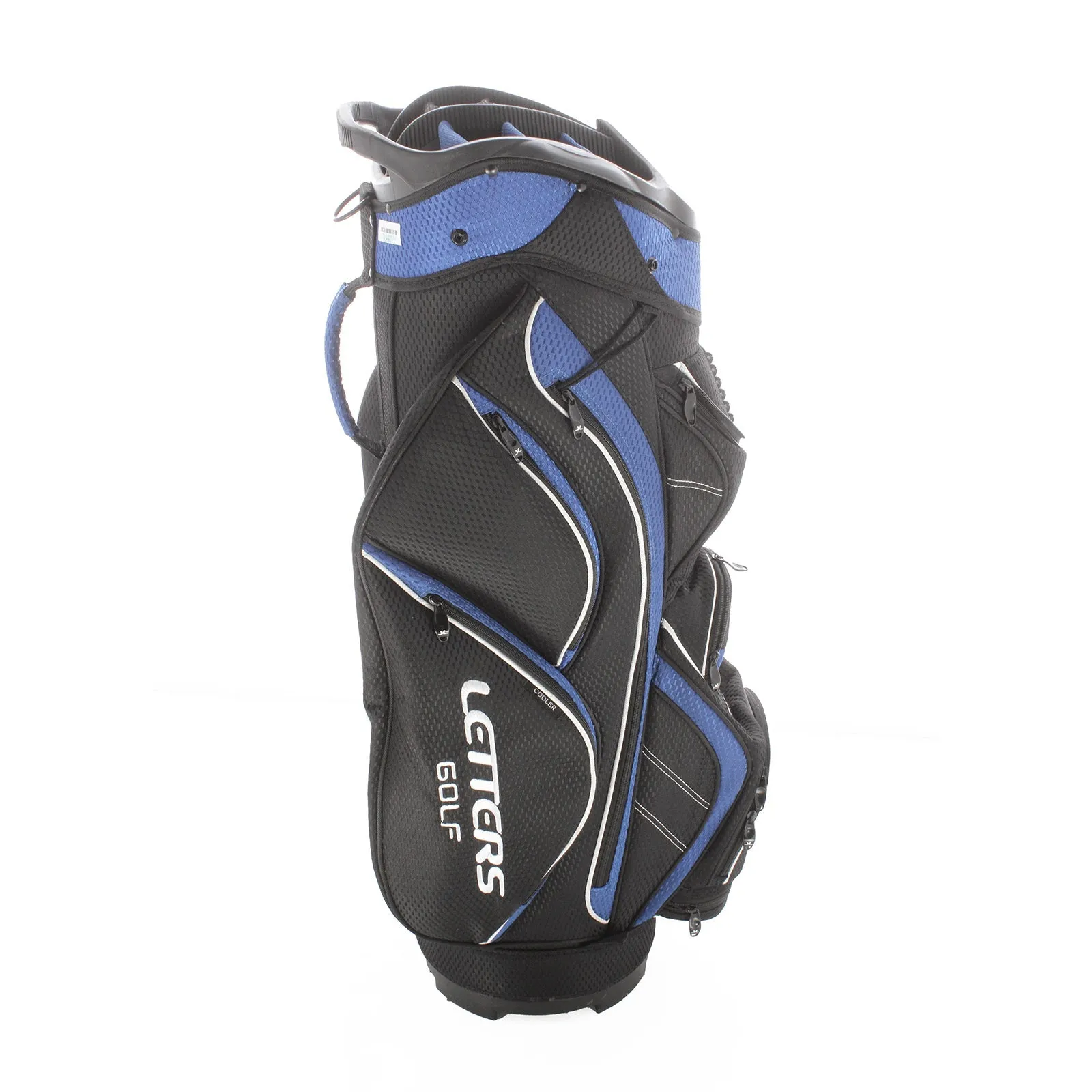 John Letters Cart Bag - Black/Blue