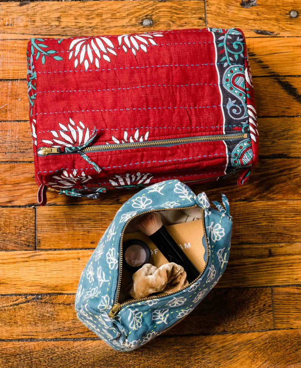 Kantha Large Toiletry Bag - No. 240608