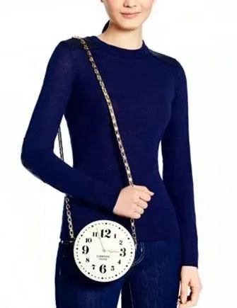 Kate Spade New York All Aboard Patent Clock Crossbody