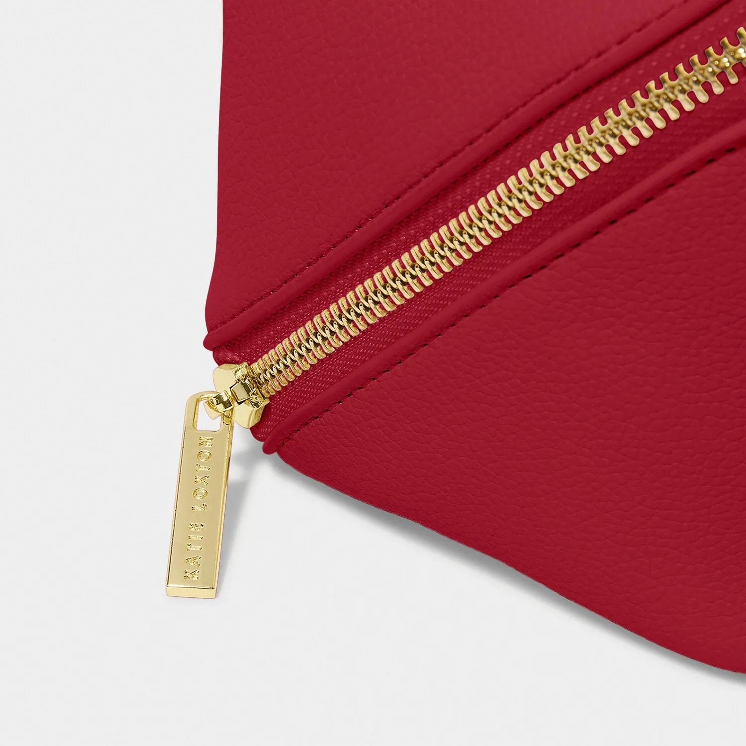 Katie Loxton 21cm Garnet Red Medium Makeup and Wash Bag