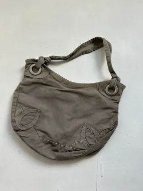 Khaki medium shoulder bag