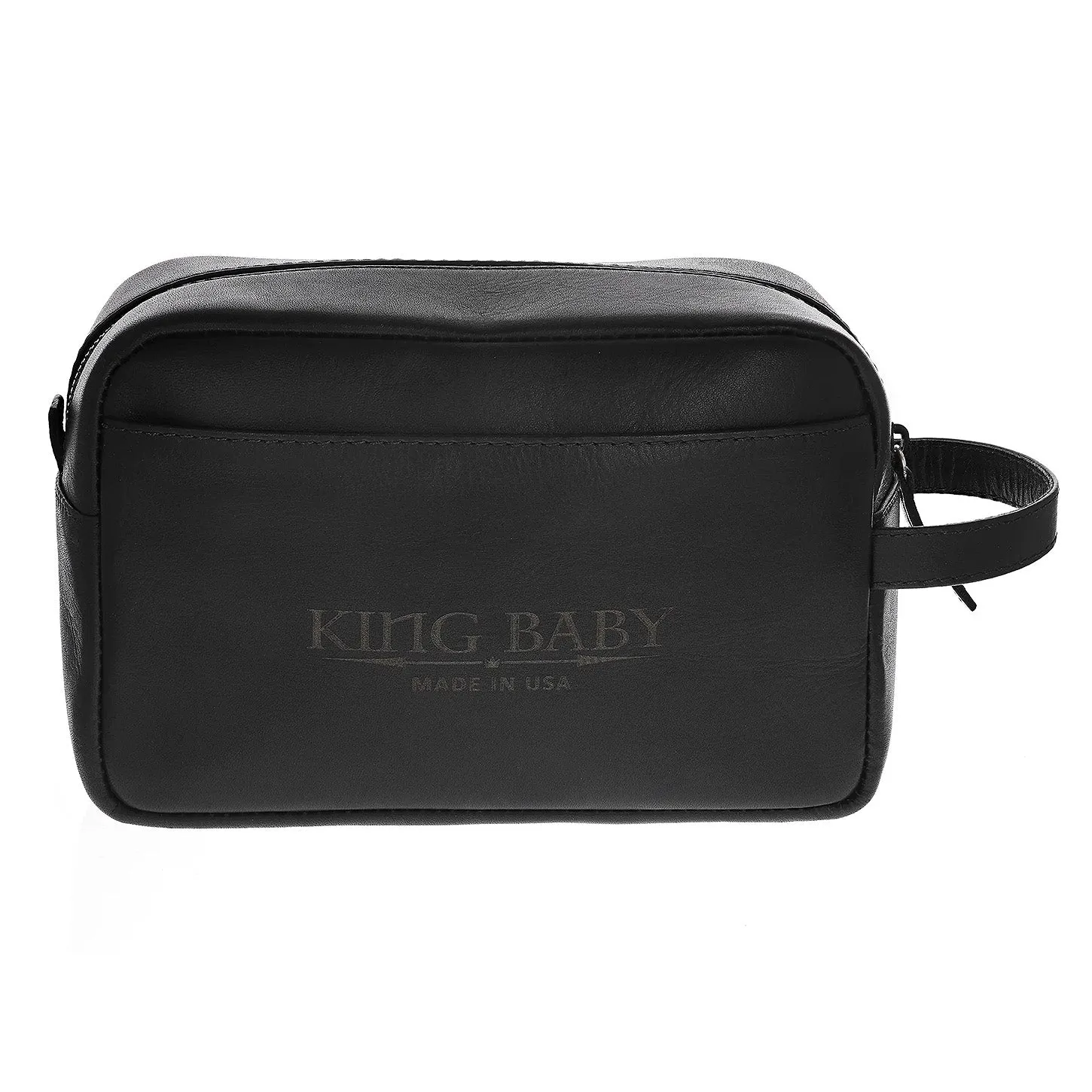 King Baby - "LEATHER and SKULL" DOPP KIT