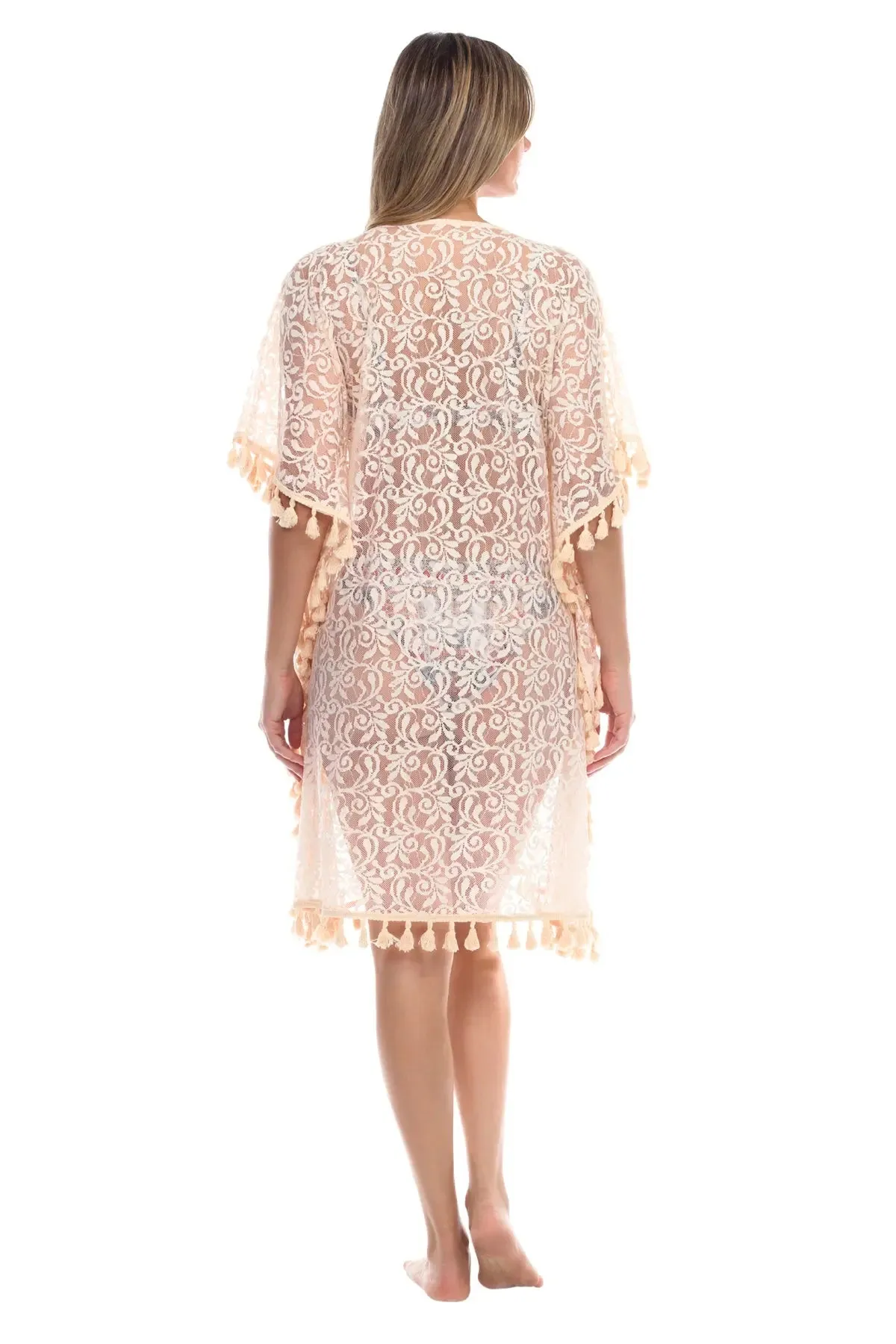 Lace Crochet Kaftan Cover Up  Wholesale