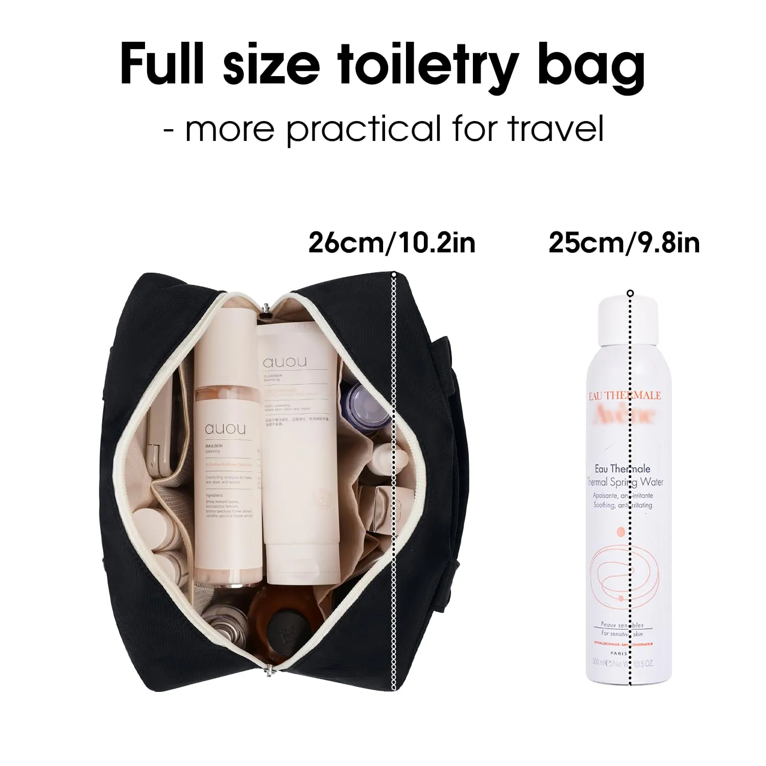 Large Capacity Warer- Resistant Toiletries Tote Bag