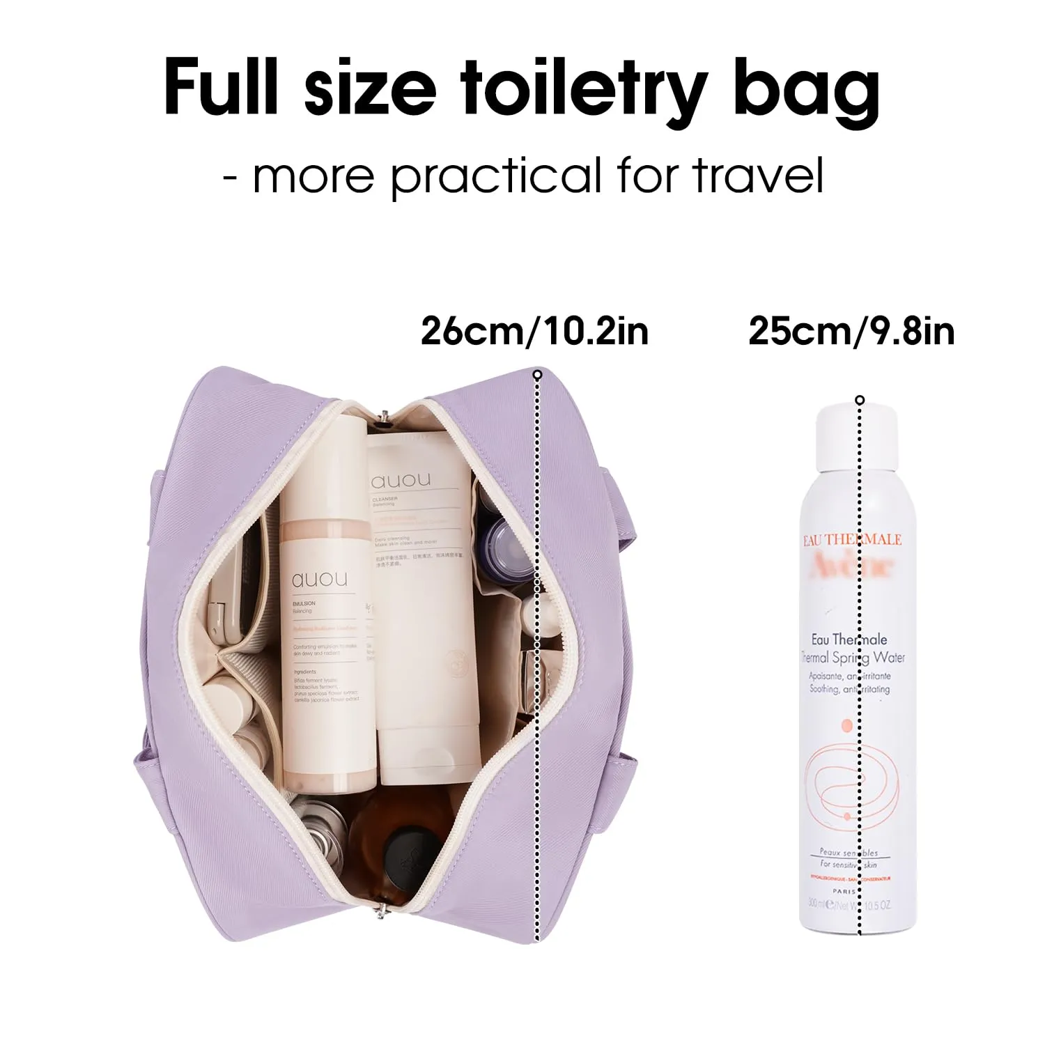 Large Capacity Warer- Resistant Toiletries Tote Bag