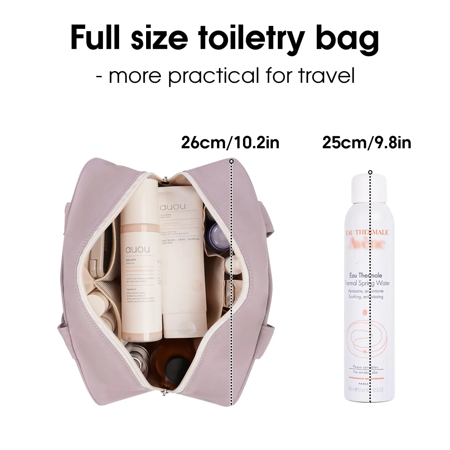 Large Capacity Warer- Resistant Toiletries Tote Bag