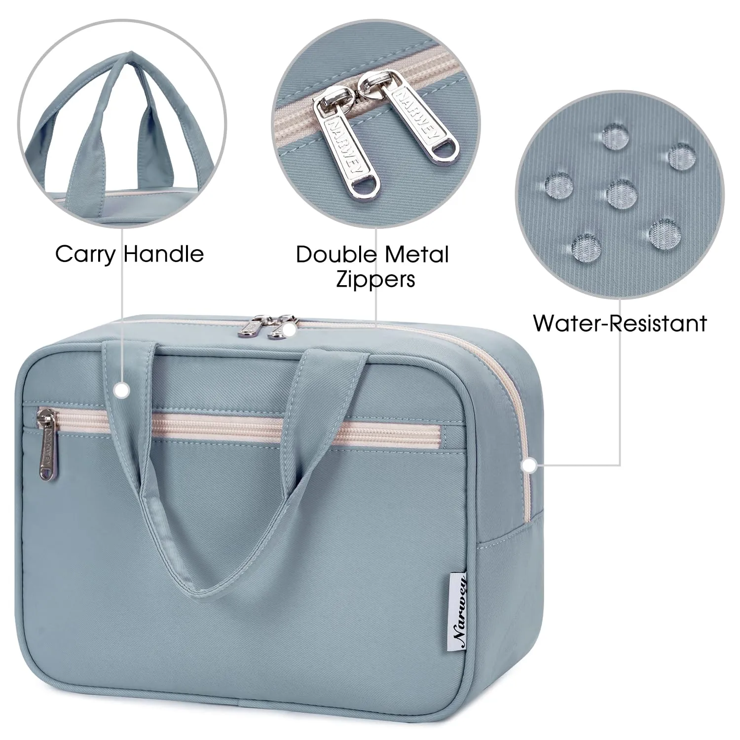 Large Capacity Warer- Resistant Toiletries Tote Bag