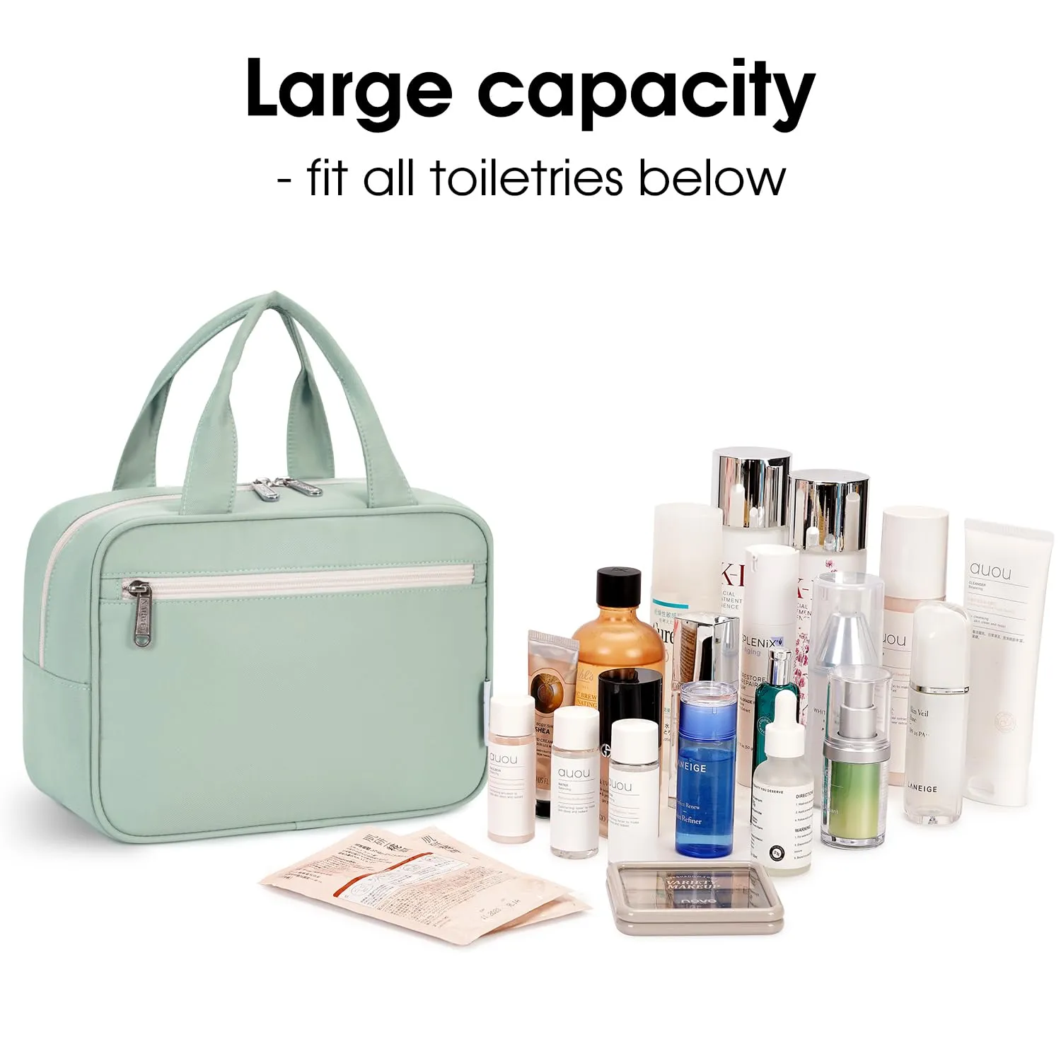 Large Capacity Warer- Resistant Toiletries Tote Bag